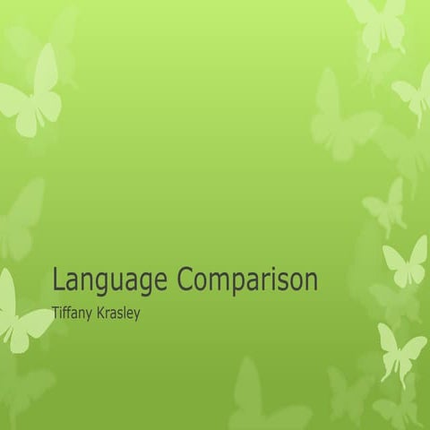Language comparison 502
