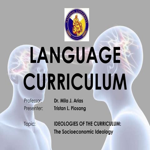 Socioeconomic Ideology in Language Curriculum Development