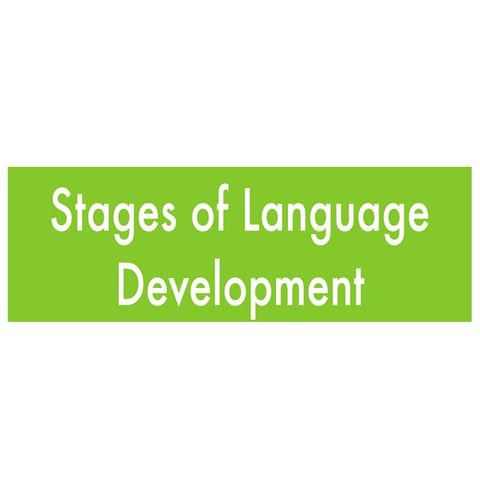 Language development
