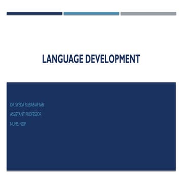 Language - Development -(Psychology).pptx