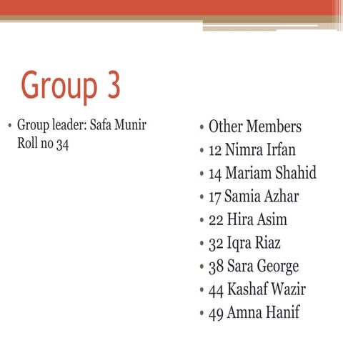 Language disorders Group 3