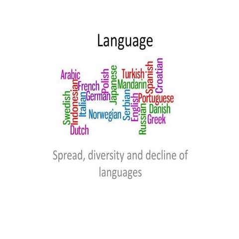 Development of language