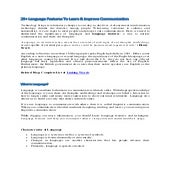 Learn language features and techniques with examples | PDF