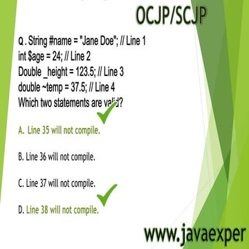 Java SE 17 Study Guide for Certification - Chapter 01 | PPTX