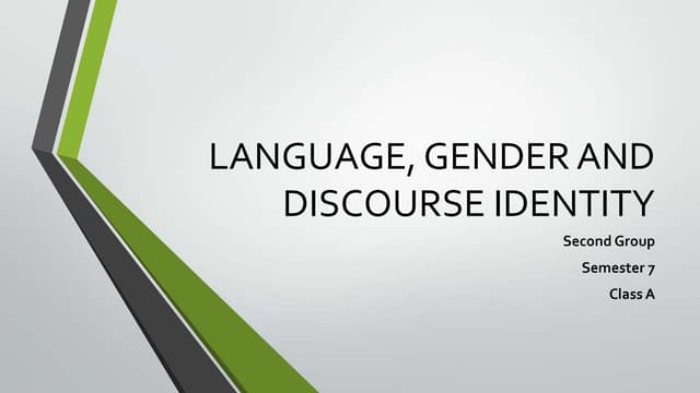 Language, culture, and identity | PPTX