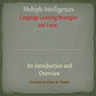 Language Learning Strategies
