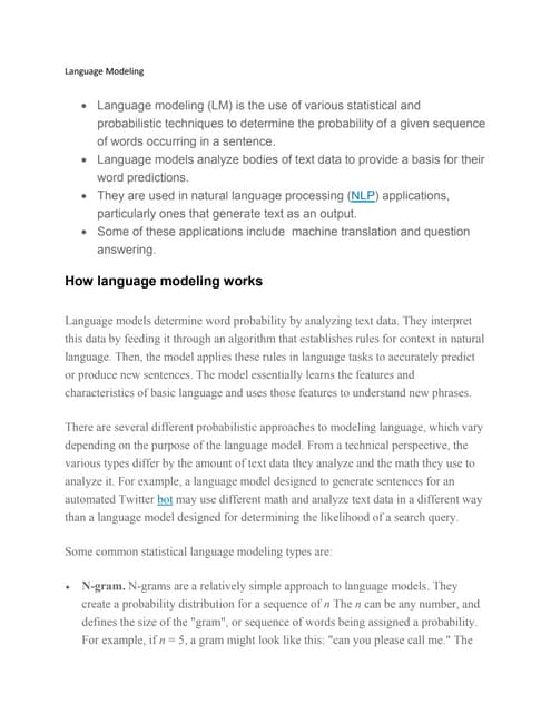 Large Language Models | How Large Language Models Work? | Introduction ...