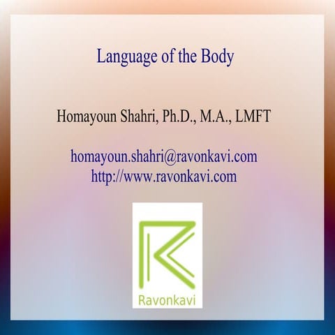 Language of the body