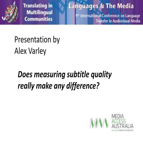 Languages and media presentation alex varley slide share