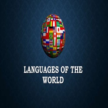 Languages of the world