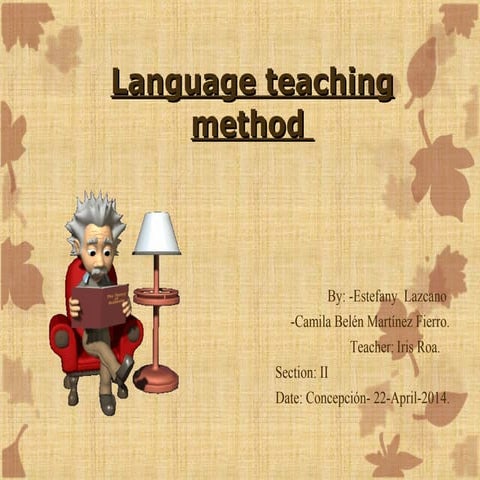 Language teaching method