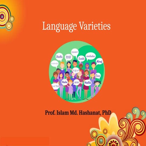 Language varieties, dialect, register and style | PPTX