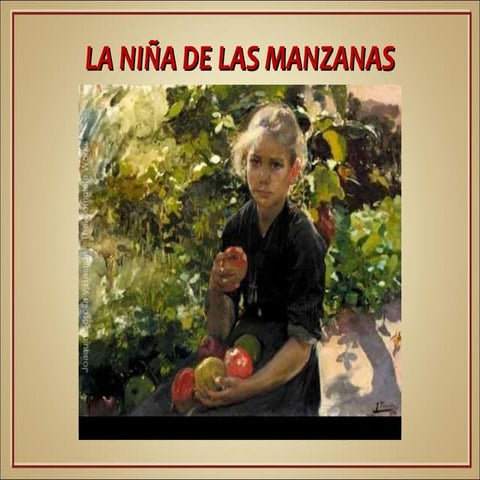 La niña de las manzanas  cr