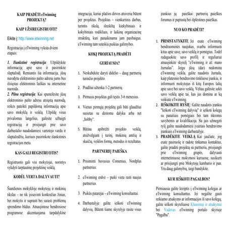 Lankstinukas eTwinning