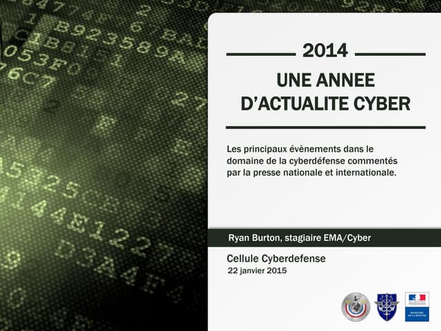 L'année 2014 de la cyberdéfense