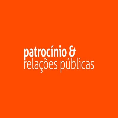 Patrocínio e relações públicas