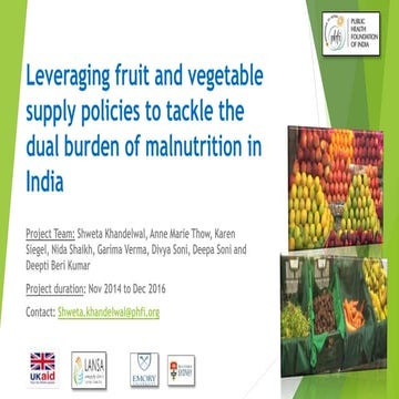 PHFI Research Findings: Translating Knowledge to Action