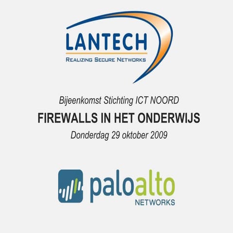 Lantech Presentatie Ict Noord