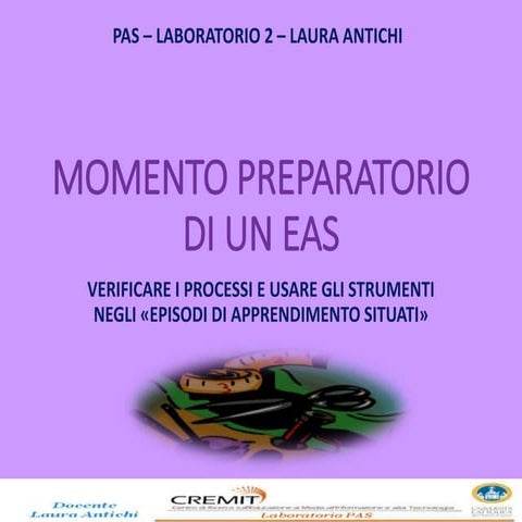 Momento Preparatorio di un Eas in Ambiente Android