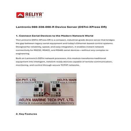 Lantronix 080-338-000-r Device Server Dstni-xpress Dr