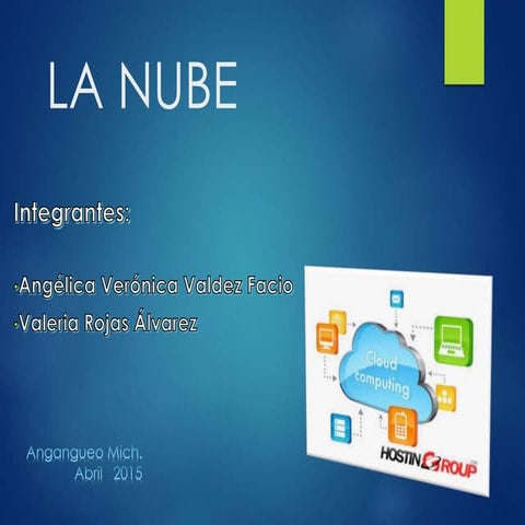 La nube en informática