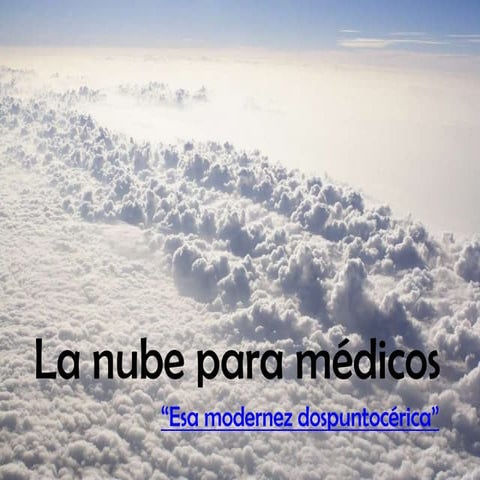 La nube para medicos