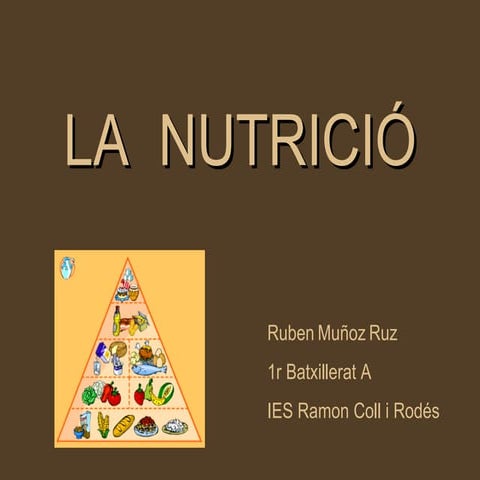La Nutrició