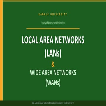 Comprehensive Introduction to Local Area Networks (LAN) and Their ...
