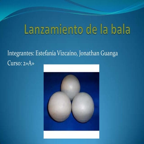 Lanzamiento de la bala