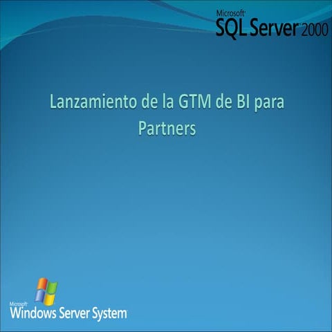 Lanzamiento De La Gtm De Bi