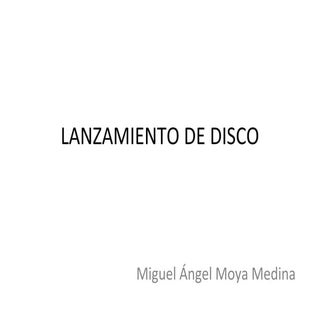 Lanzamiento disco