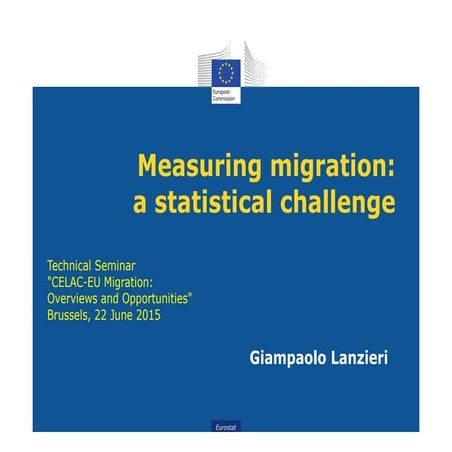 Measuring migration   a statistical challenge