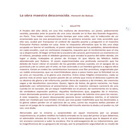 La obra maestra desconocida