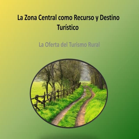 La oferta del sector rural
