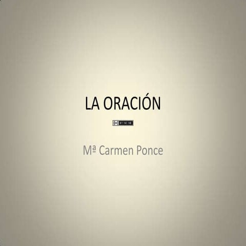 La oración