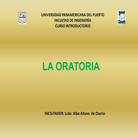 La oratoria