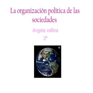 La organización política de las soc...