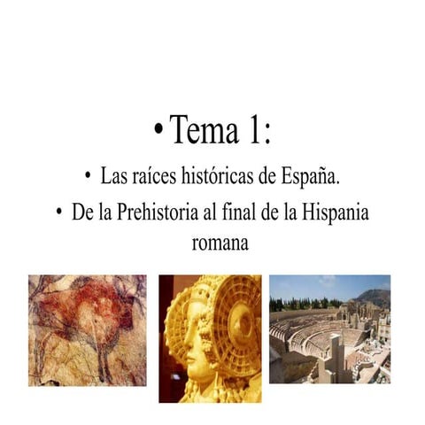 La P. Ibérica hasta los pueblos prerromanos