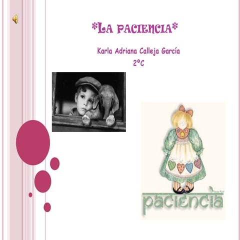 La paciencia | PPTX