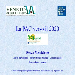 La PAC verso il 2020
