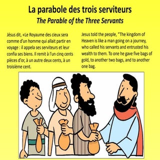 La parabole des trois serviteurs - ...