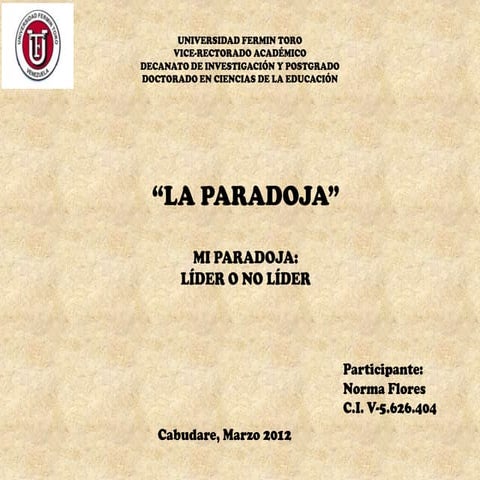 Ley de la conciencia | PPTX