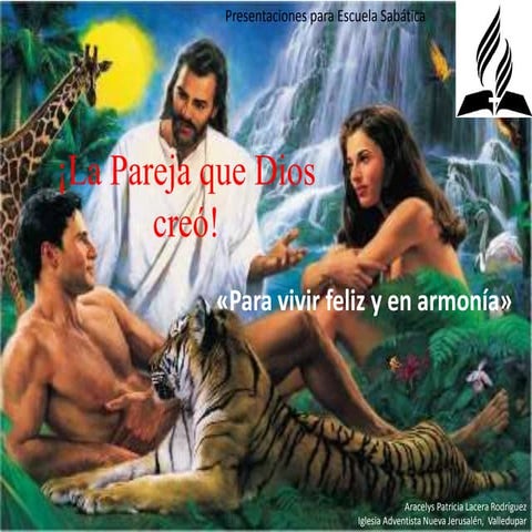 La pareja que Dios creó PPTX
