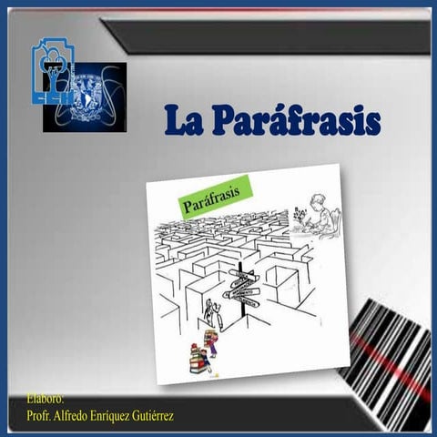 La paráfrasis