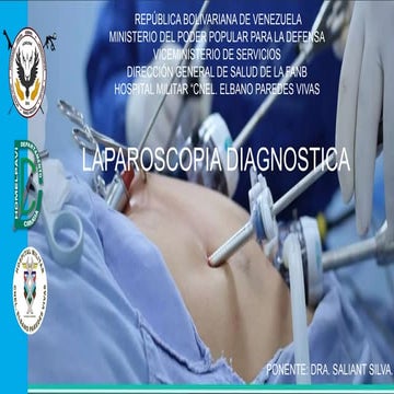 SEMINARIO DE LAPAROSCOPIA DIAGNOSTICA CIRUGÍA GENERAL | PPTX