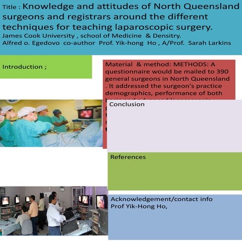 Laparoscopic skills presentation2 | PPTX