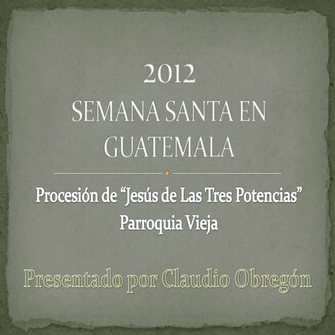 La parroquia vieja  2012