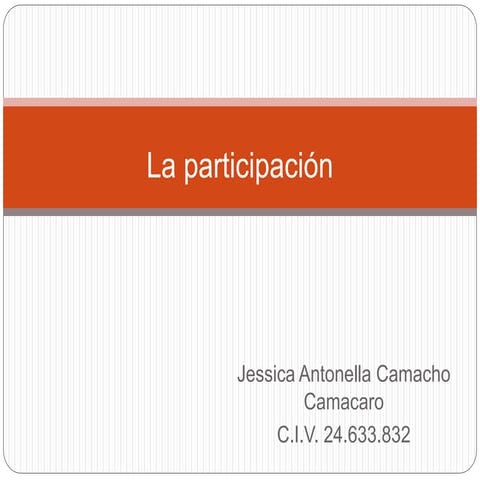 La participacion