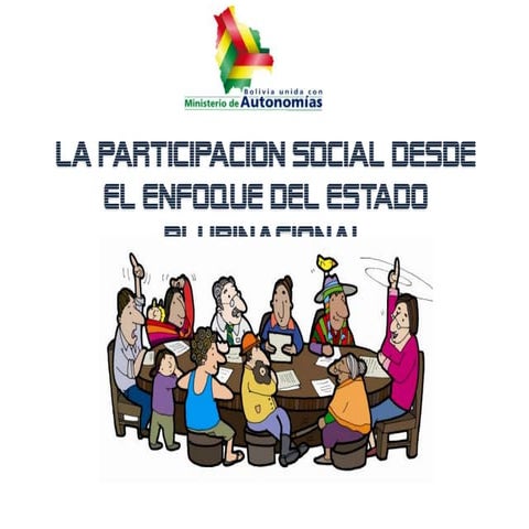 La participacion social desde el enfoque del estado