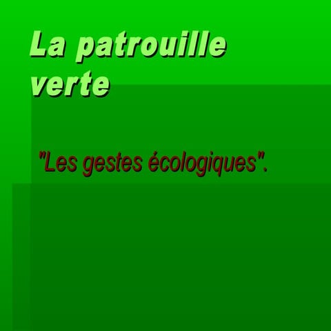 La patrouille verte 4 этап